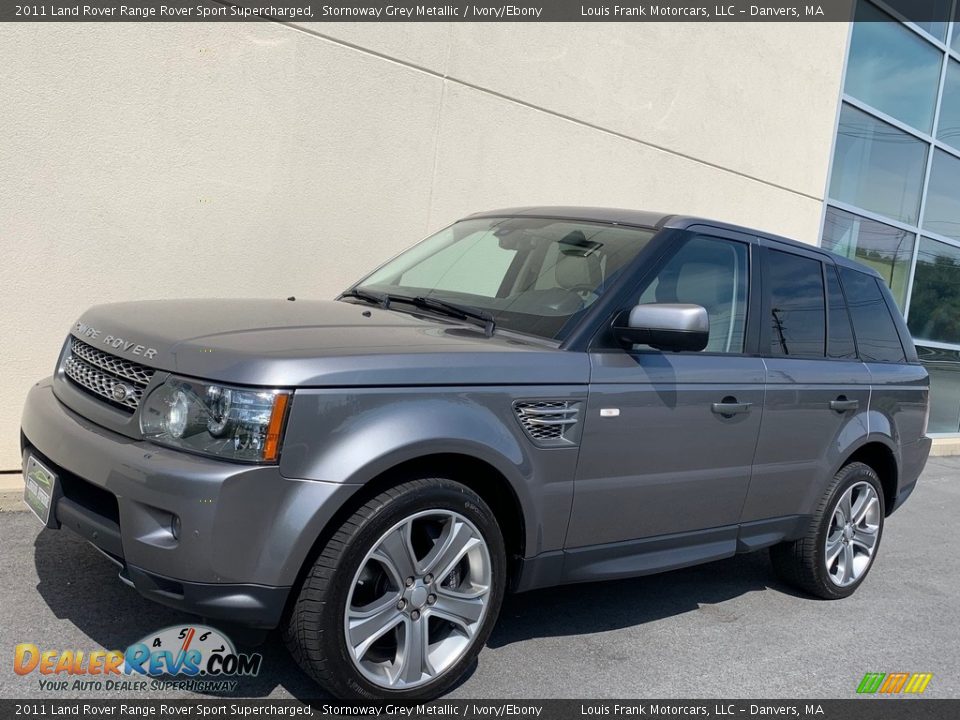 2011 Land Rover Range Rover Sport Supercharged Stornoway Grey Metallic / Ivory/Ebony Photo #18