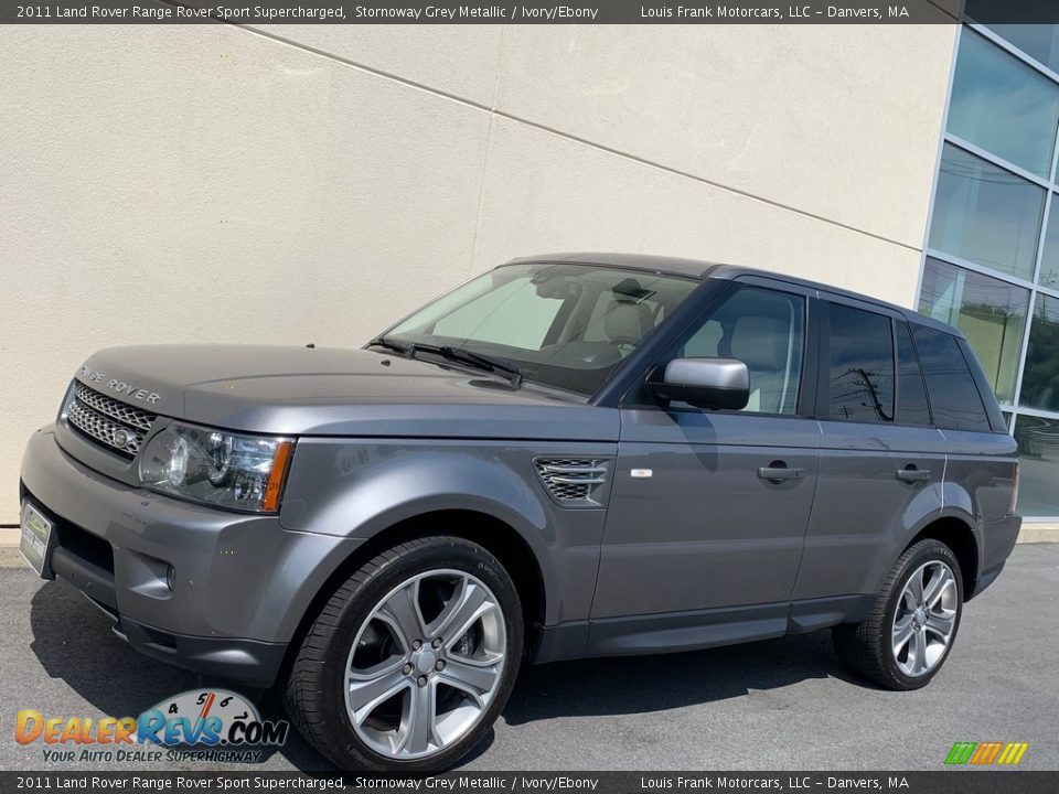 2011 Land Rover Range Rover Sport Supercharged Stornoway Grey Metallic / Ivory/Ebony Photo #19