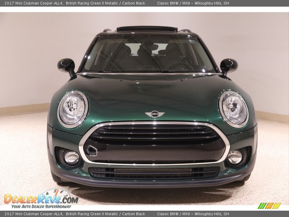 2017 Mini Clubman Cooper ALL4 British Racing Green II Metallic / Carbon Black Photo #2