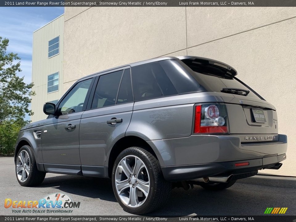 2011 Land Rover Range Rover Sport Supercharged Stornoway Grey Metallic / Ivory/Ebony Photo #21