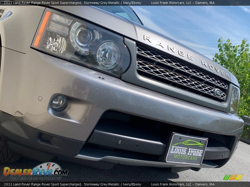 2011 Land Rover Range Rover Sport Supercharged Stornoway Grey Metallic / Ivory/Ebony Photo #24