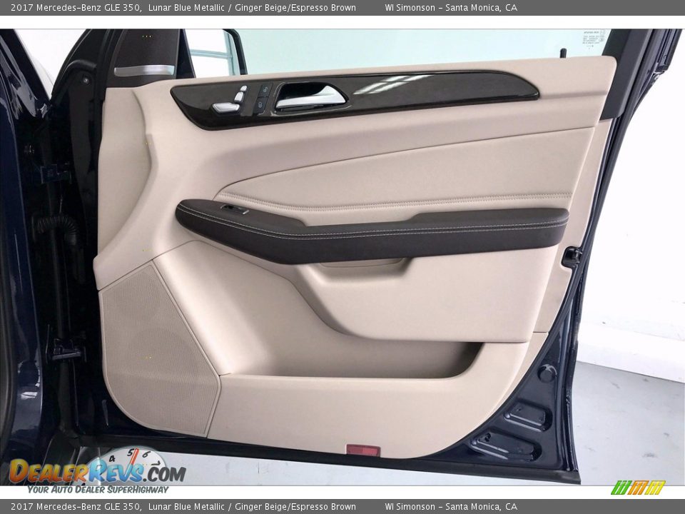 2017 Mercedes-Benz GLE 350 Lunar Blue Metallic / Ginger Beige/Espresso Brown Photo #30