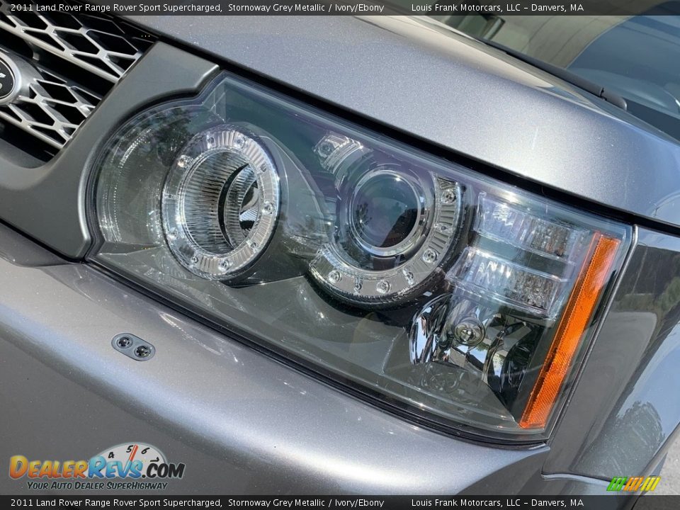 2011 Land Rover Range Rover Sport Supercharged Stornoway Grey Metallic / Ivory/Ebony Photo #26