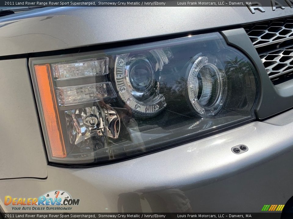 2011 Land Rover Range Rover Sport Supercharged Stornoway Grey Metallic / Ivory/Ebony Photo #27