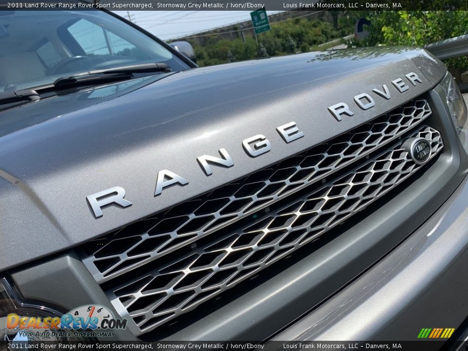 2011 Land Rover Range Rover Sport Supercharged Stornoway Grey Metallic / Ivory/Ebony Photo #28