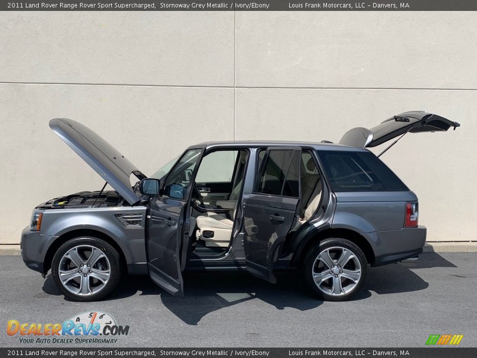 2011 Land Rover Range Rover Sport Supercharged Stornoway Grey Metallic / Ivory/Ebony Photo #30