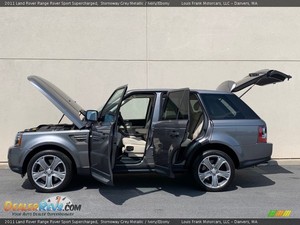 2011 Land Rover Range Rover Sport Supercharged Stornoway Grey Metallic / Ivory/Ebony Photo #32
