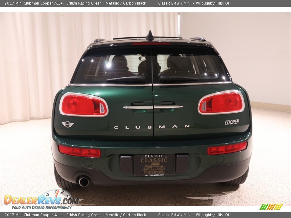 2017 Mini Clubman Cooper ALL4 British Racing Green II Metallic / Carbon Black Photo #18