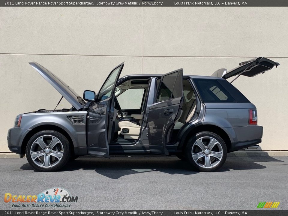 2011 Land Rover Range Rover Sport Supercharged Stornoway Grey Metallic / Ivory/Ebony Photo #33