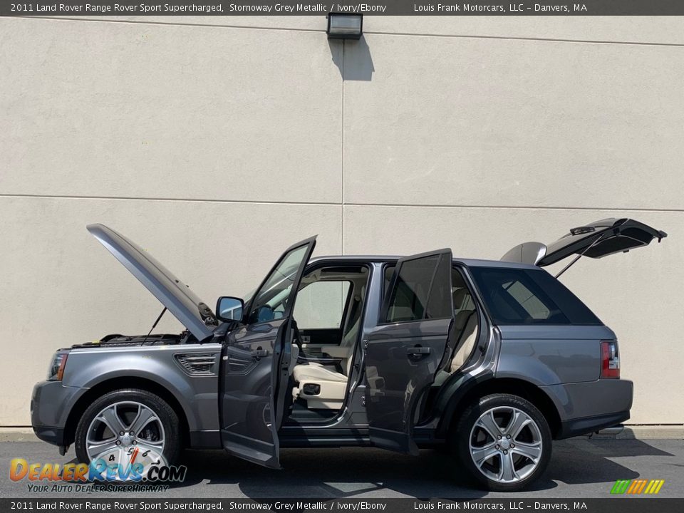 2011 Land Rover Range Rover Sport Supercharged Stornoway Grey Metallic / Ivory/Ebony Photo #34