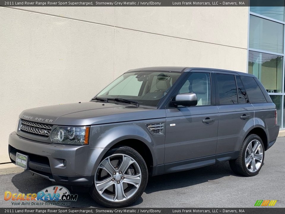 2011 Land Rover Range Rover Sport Supercharged Stornoway Grey Metallic / Ivory/Ebony Photo #36