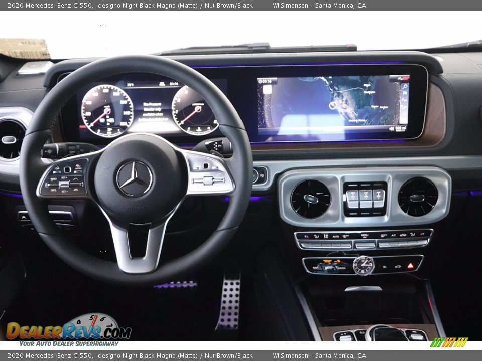 2020 Mercedes-Benz G 550 designo Night Black Magno (Matte) / Nut Brown/Black Photo #11
