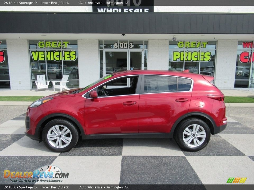 2018 Kia Sportage LX Hyper Red / Black Photo #1