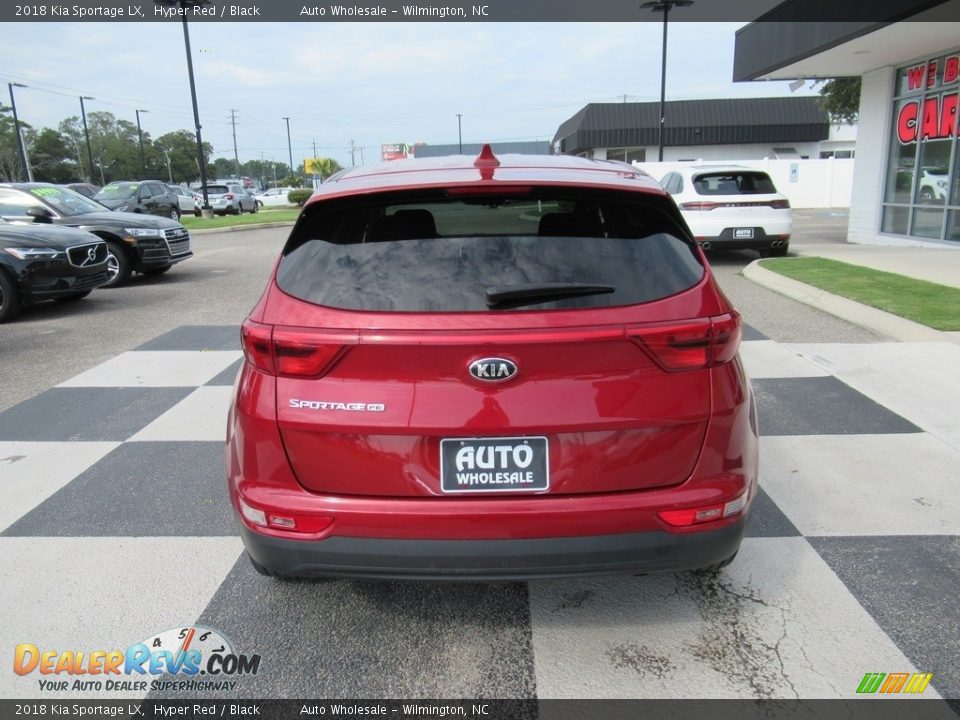 2018 Kia Sportage LX Hyper Red / Black Photo #4