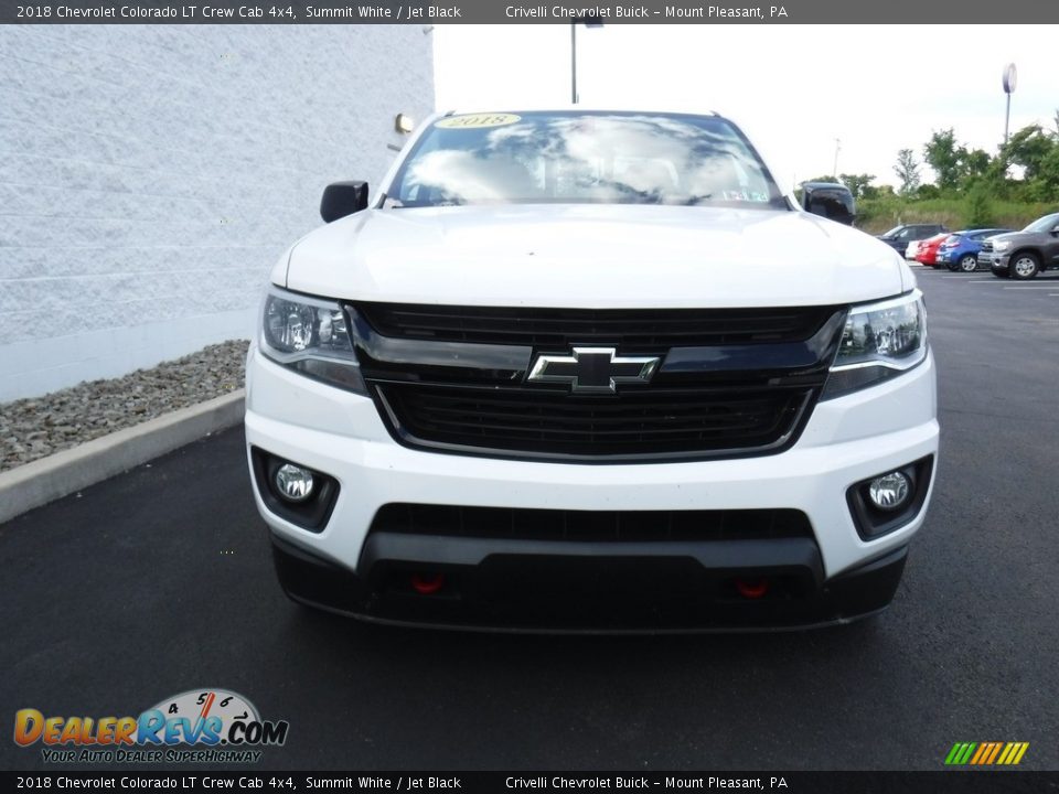 2018 Chevrolet Colorado LT Crew Cab 4x4 Summit White / Jet Black Photo #7