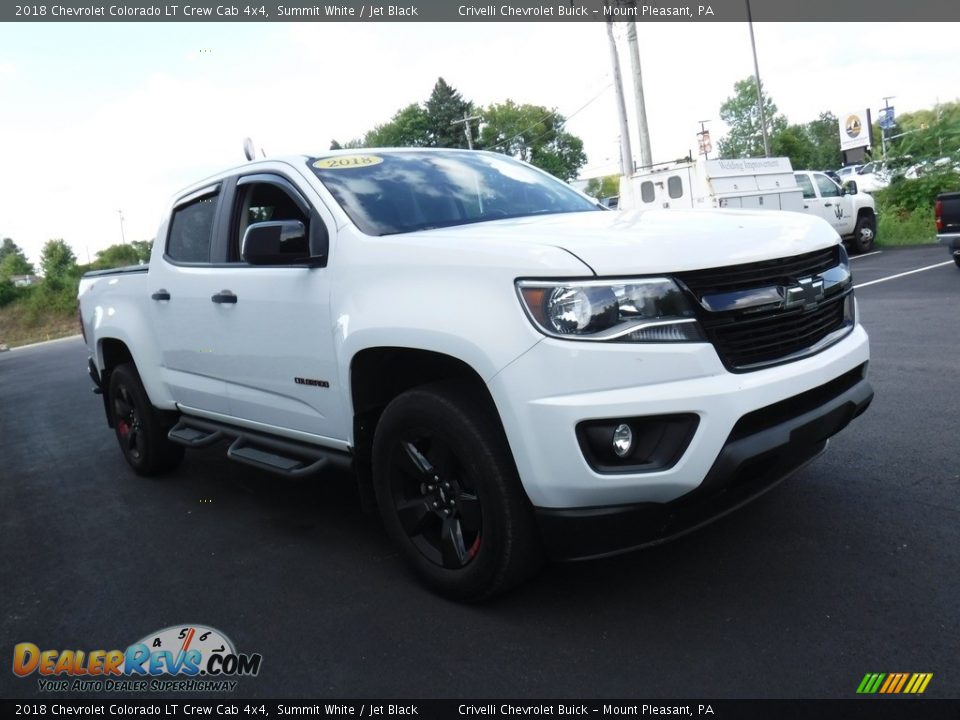 2018 Chevrolet Colorado LT Crew Cab 4x4 Summit White / Jet Black Photo #8