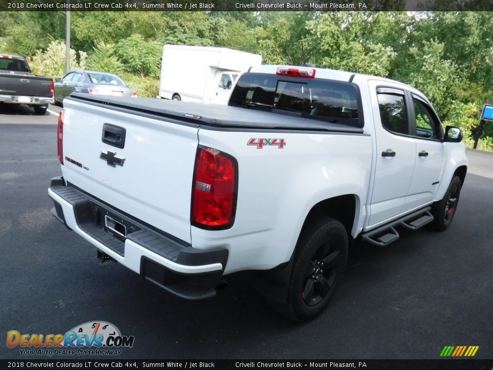 2018 Chevrolet Colorado LT Crew Cab 4x4 Summit White / Jet Black Photo #9