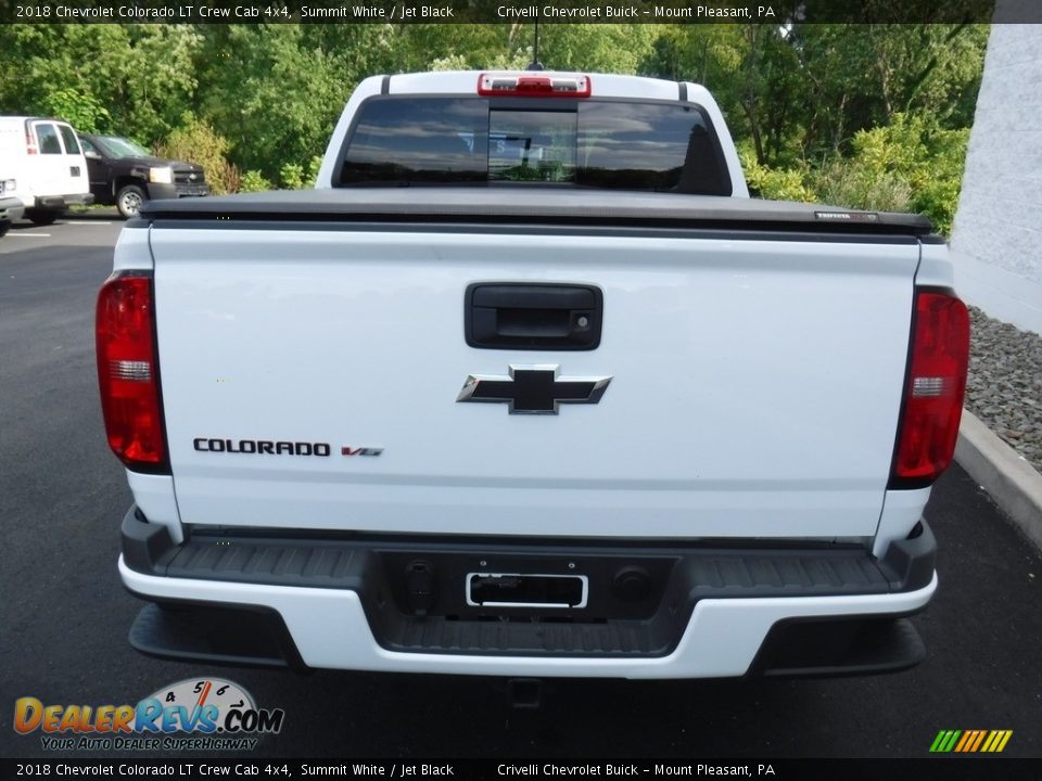 2018 Chevrolet Colorado LT Crew Cab 4x4 Summit White / Jet Black Photo #10