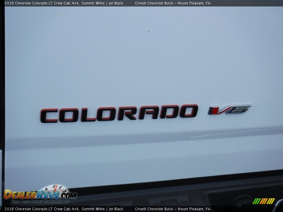 2018 Chevrolet Colorado LT Crew Cab 4x4 Summit White / Jet Black Photo #11