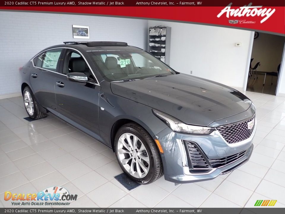 2020 Cadillac CT5 Premium Luxury AWD Shadow Metallic / Jet Black Photo #1