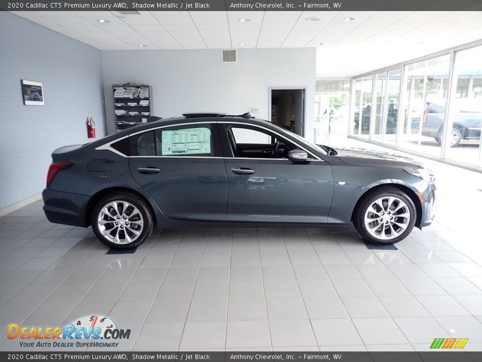 Shadow Metallic 2020 Cadillac CT5 Premium Luxury AWD Photo #3