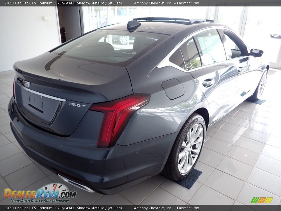 2020 Cadillac CT5 Premium Luxury AWD Shadow Metallic / Jet Black Photo #4