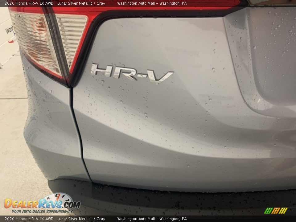 2020 Honda HR-V LX AWD Lunar Silver Metallic / Gray Photo #35