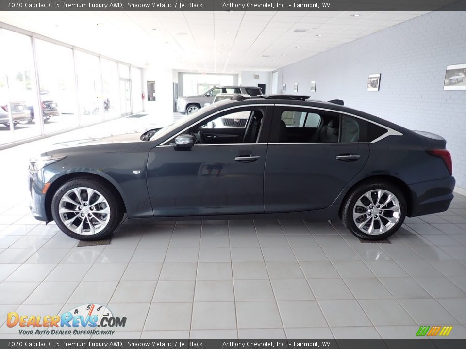 2020 Cadillac CT5 Premium Luxury AWD Shadow Metallic / Jet Black Photo #6