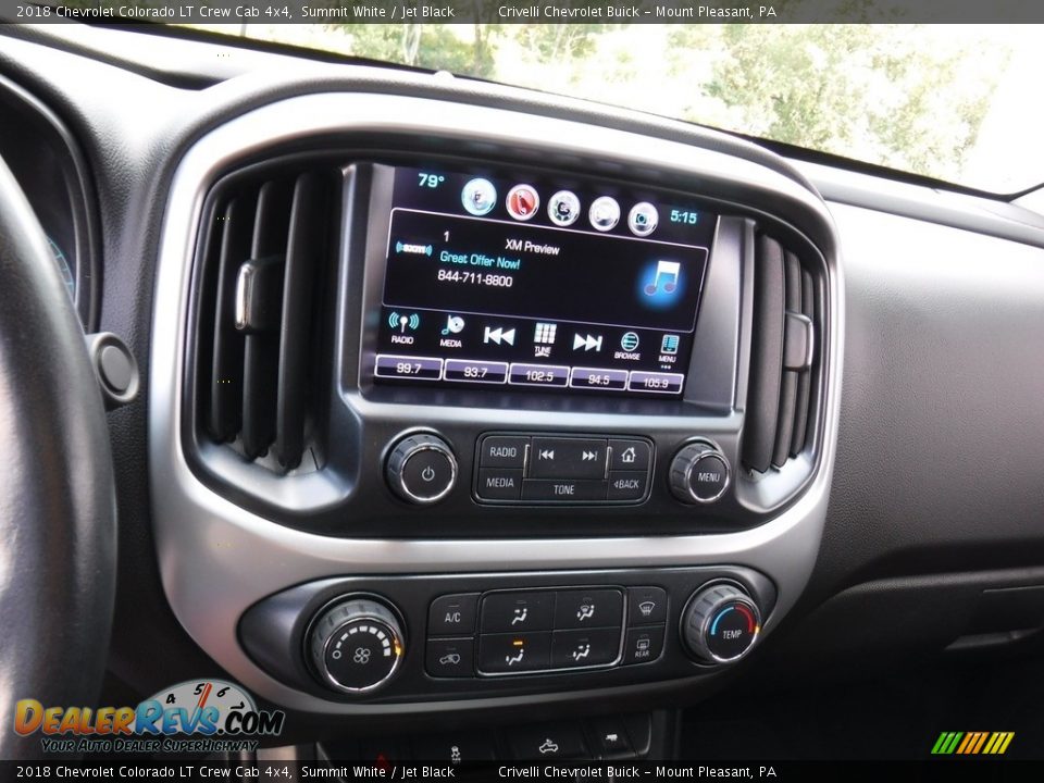 2018 Chevrolet Colorado LT Crew Cab 4x4 Summit White / Jet Black Photo #24