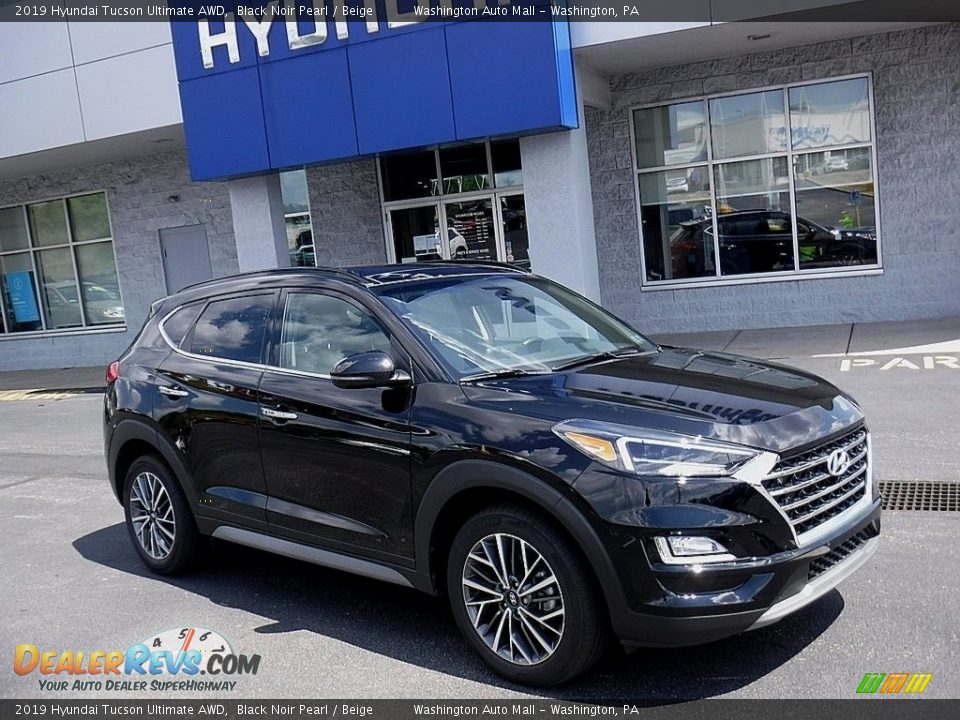 2019 Hyundai Tucson Ultimate AWD Black Noir Pearl / Beige Photo #1