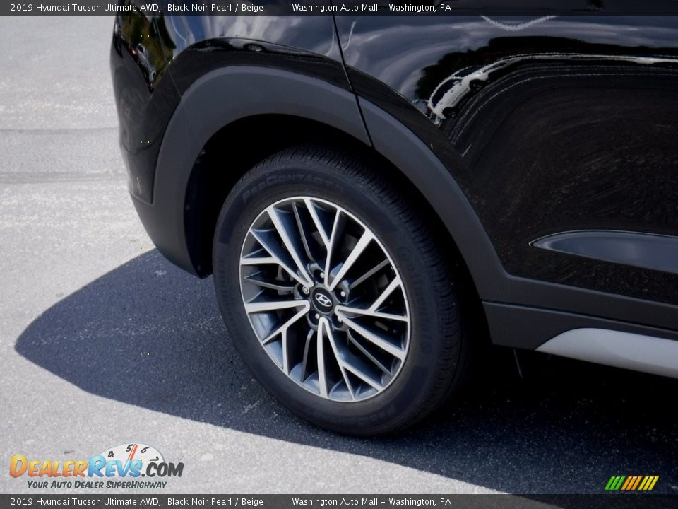 2019 Hyundai Tucson Ultimate AWD Black Noir Pearl / Beige Photo #3