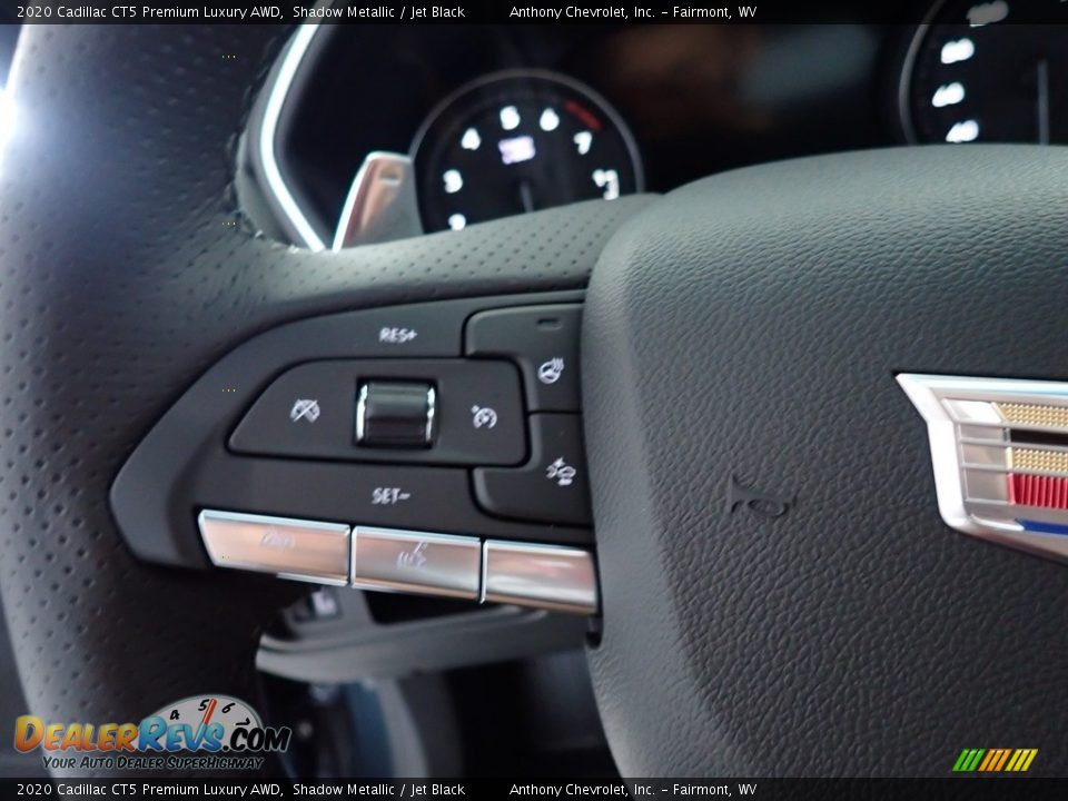 2020 Cadillac CT5 Premium Luxury AWD Shadow Metallic / Jet Black Photo #18