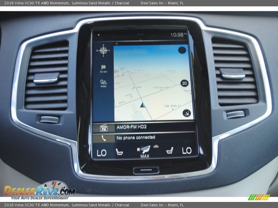 2018 Volvo XC90 T6 AWD Momentum Luminous Sand Metallic / Charcoal Photo #15