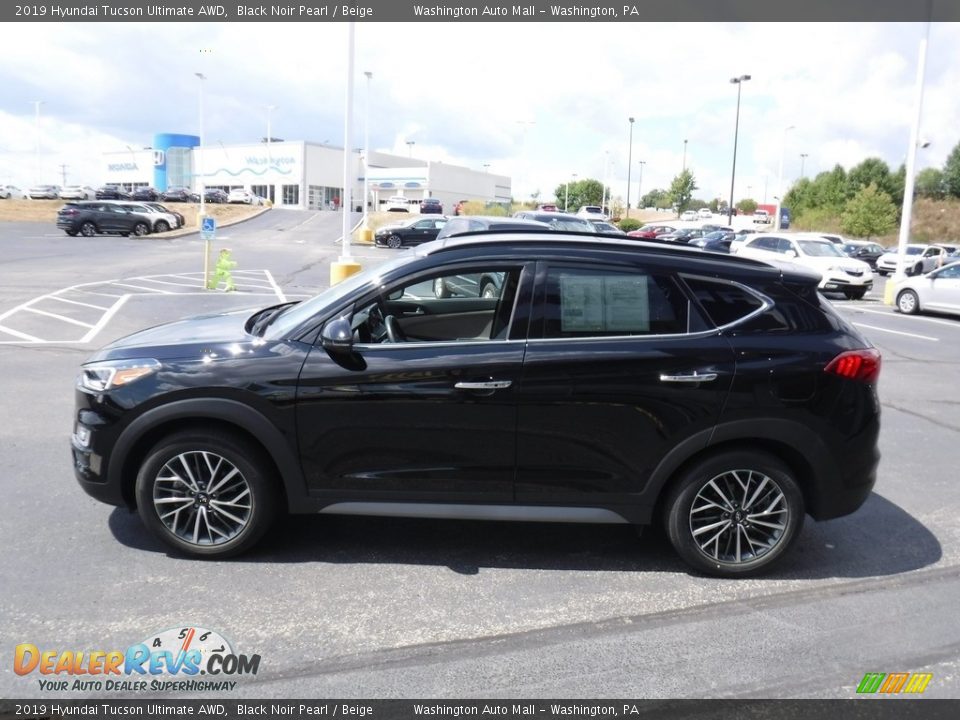 2019 Hyundai Tucson Ultimate AWD Black Noir Pearl / Beige Photo #7