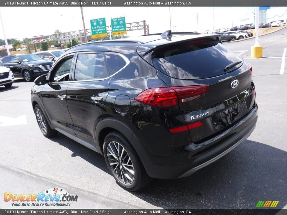 2019 Hyundai Tucson Ultimate AWD Black Noir Pearl / Beige Photo #8