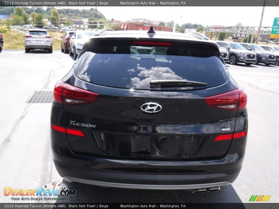 2019 Hyundai Tucson Ultimate AWD Black Noir Pearl / Beige Photo #9