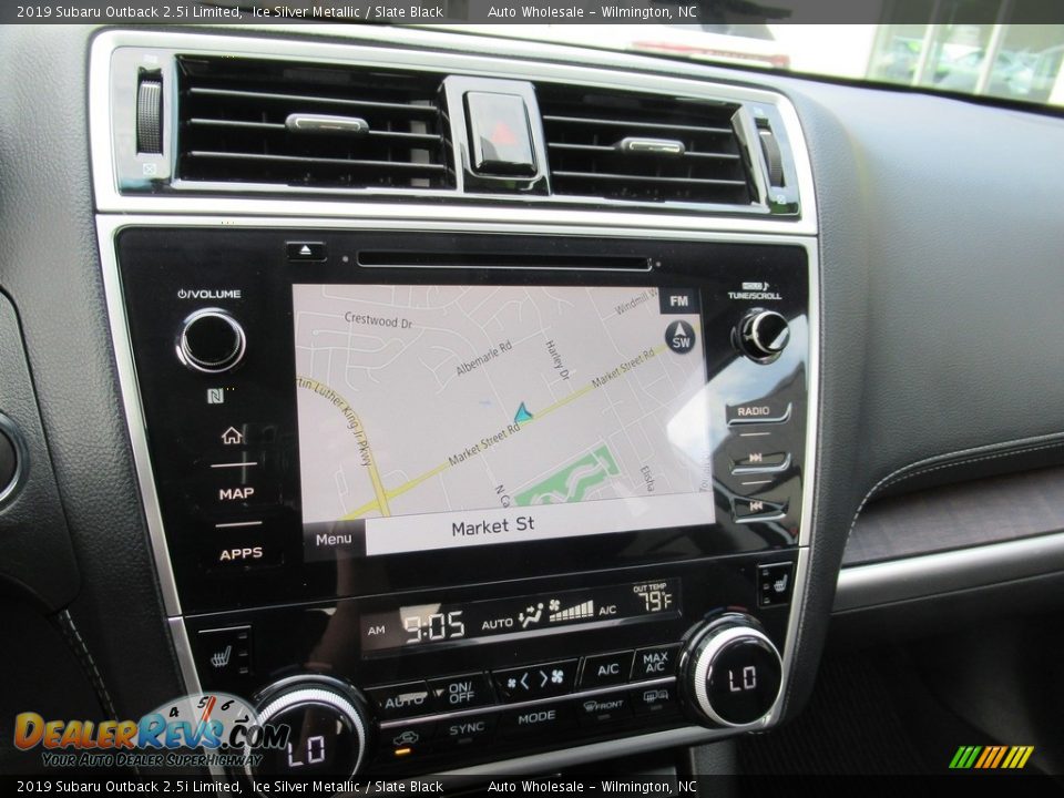 2019 Subaru Outback 2.5i Limited Ice Silver Metallic / Slate Black Photo #17