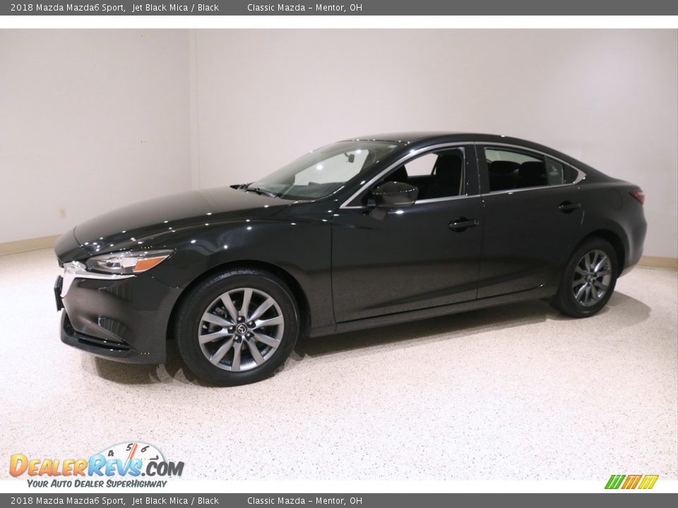 2018 Mazda Mazda6 Sport Jet Black Mica / Black Photo #3