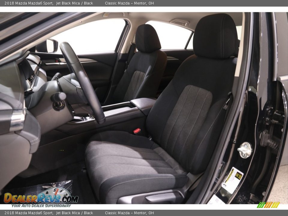 2018 Mazda Mazda6 Sport Jet Black Mica / Black Photo #5