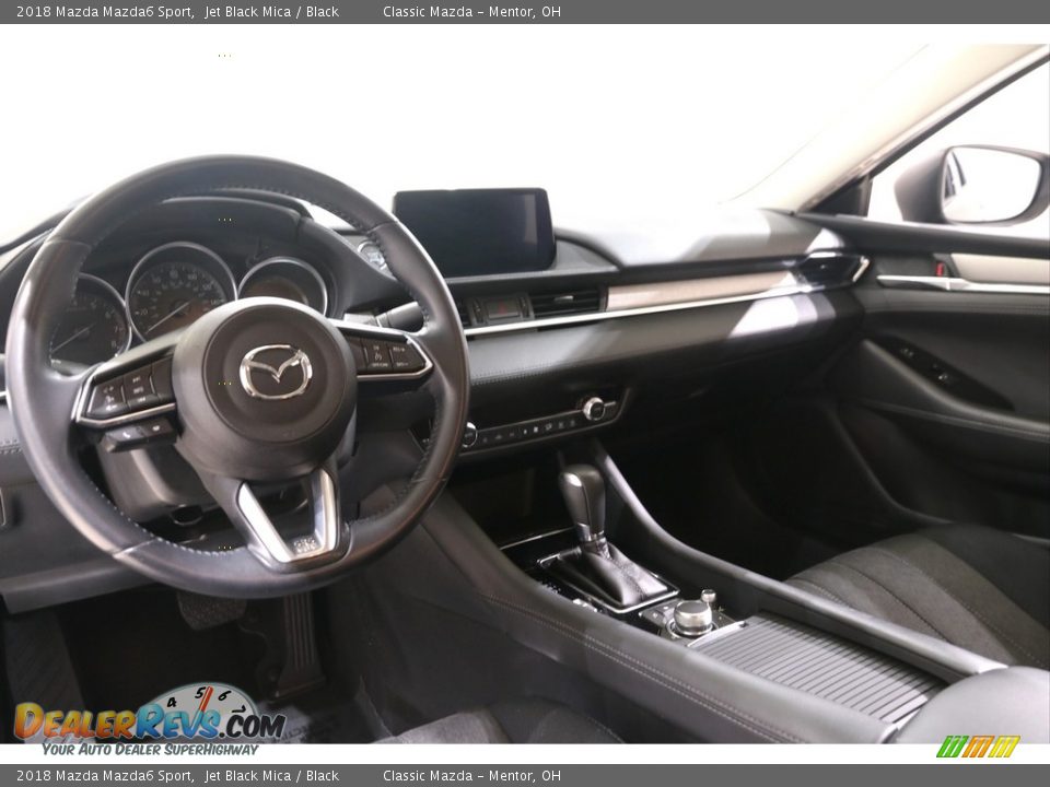 2018 Mazda Mazda6 Sport Jet Black Mica / Black Photo #6