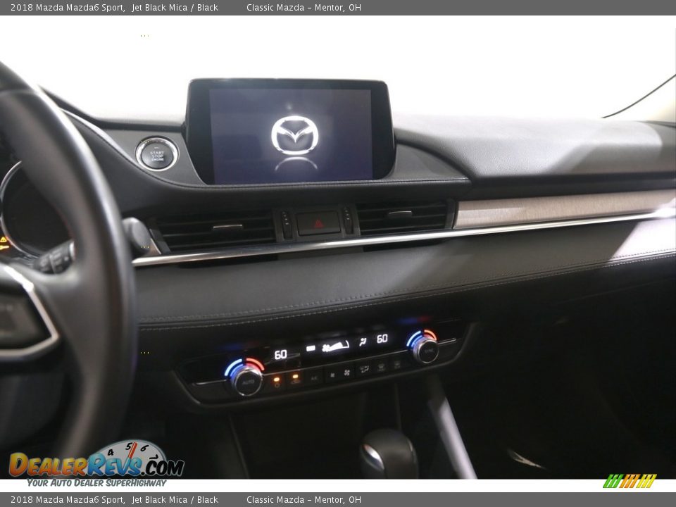 2018 Mazda Mazda6 Sport Jet Black Mica / Black Photo #9