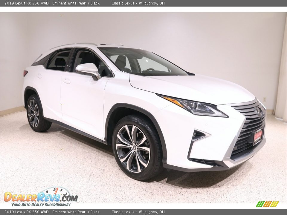 2019 Lexus RX 350 AWD Eminent White Pearl / Black Photo #1