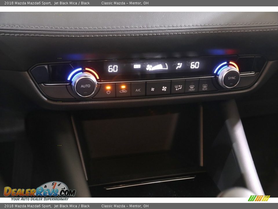 2018 Mazda Mazda6 Sport Jet Black Mica / Black Photo #14
