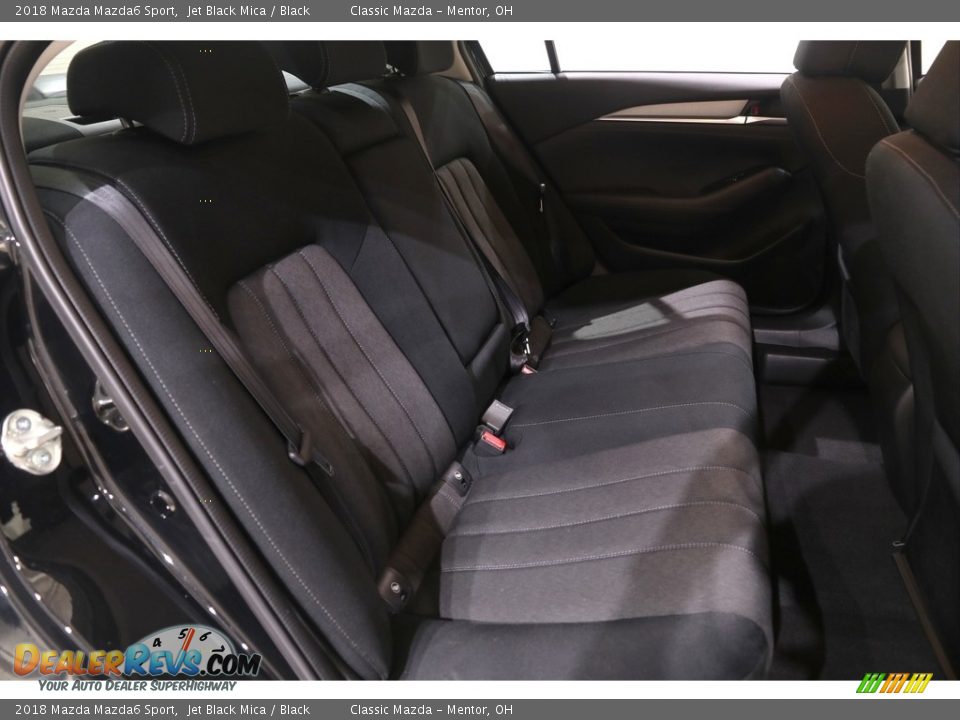 2018 Mazda Mazda6 Sport Jet Black Mica / Black Photo #18