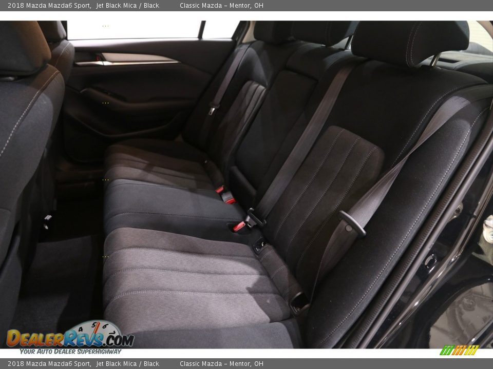 2018 Mazda Mazda6 Sport Jet Black Mica / Black Photo #19