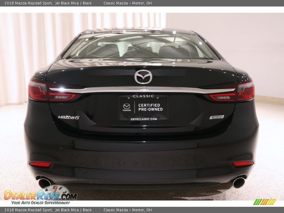2018 Mazda Mazda6 Sport Jet Black Mica / Black Photo #20