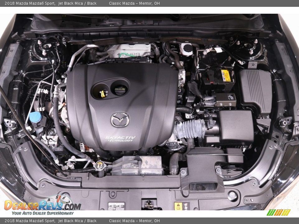 2018 Mazda Mazda6 Sport Jet Black Mica / Black Photo #21