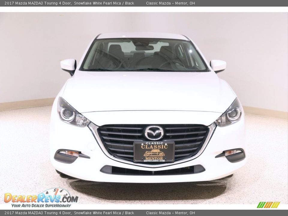 2017 Mazda MAZDA3 Touring 4 Door Snowflake White Pearl Mica / Black Photo #2
