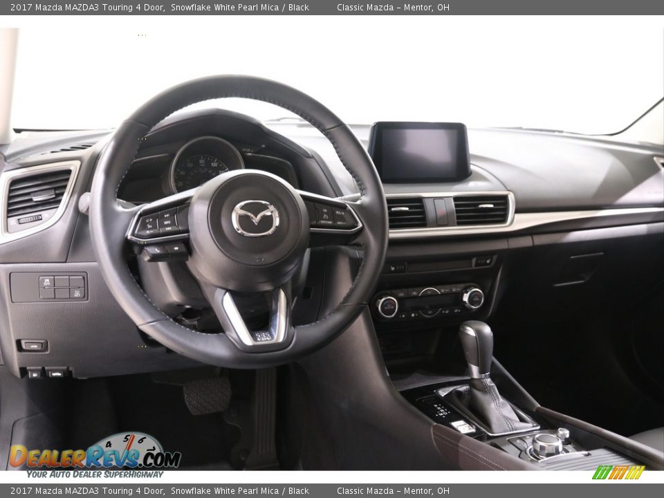 2017 Mazda MAZDA3 Touring 4 Door Snowflake White Pearl Mica / Black Photo #6
