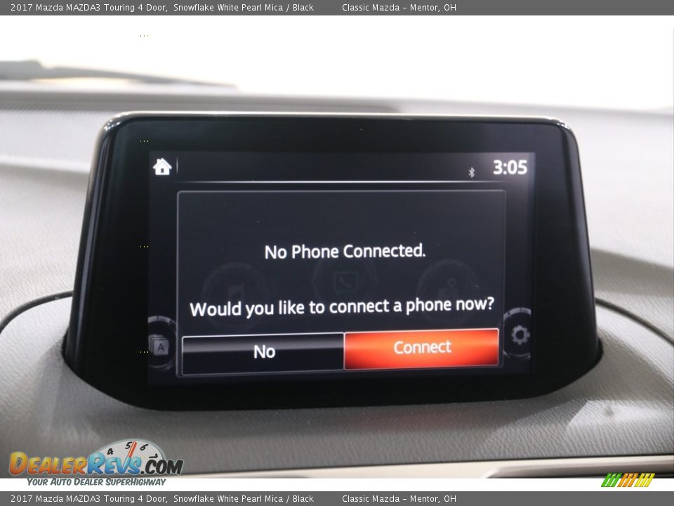 2017 Mazda MAZDA3 Touring 4 Door Snowflake White Pearl Mica / Black Photo #11